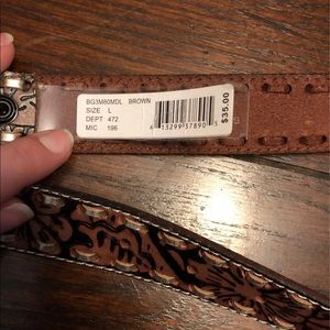 Kids youth large miss me belt